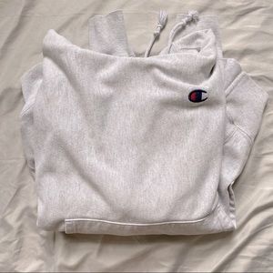 light grey Champion hoodie